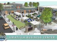 Business Center with Festival Renderings