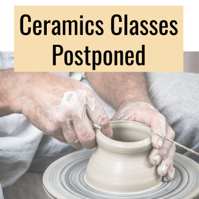 Fall 2023 Intro ceramics classes postponed